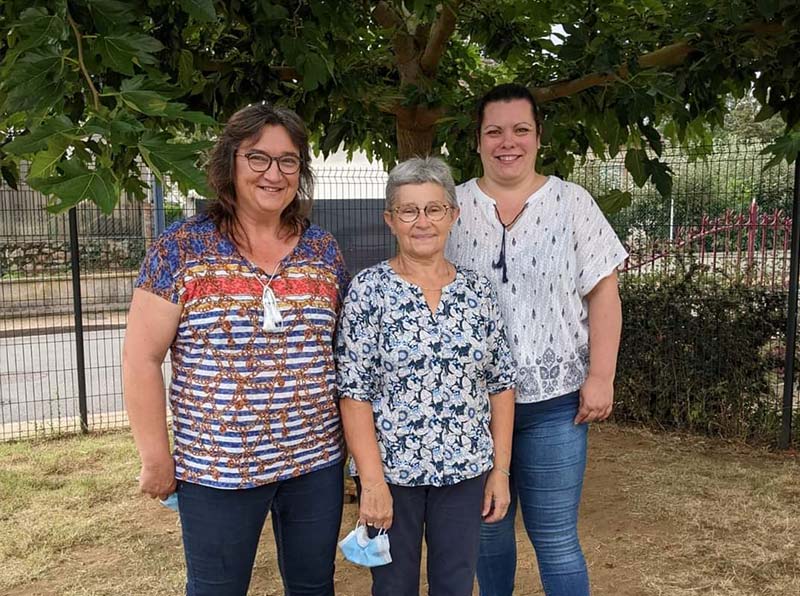 Notre équipe d'Agents Spécialisés des écoles maternelles (ASEM), école maternelle St Germain à Savigné L'Evêque