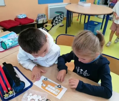 Classe de CP, École St Germain à Savigné L'Évêque