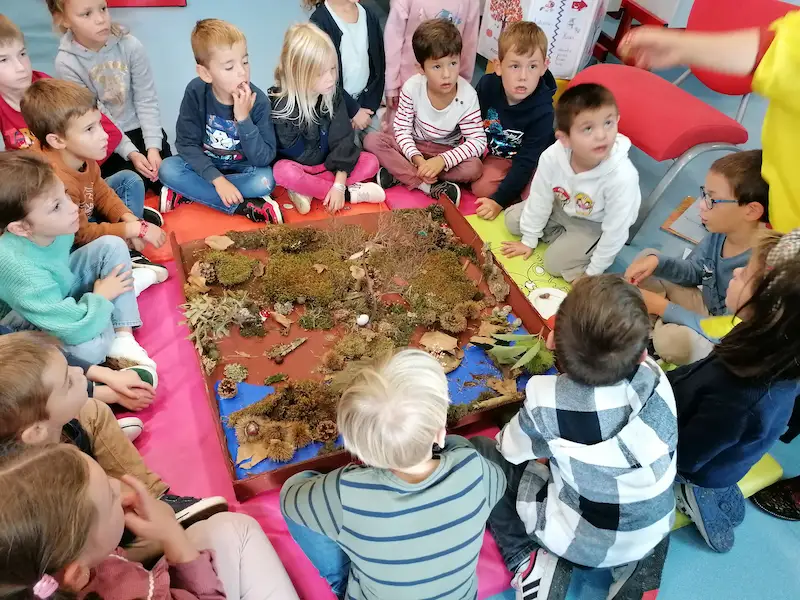 Classe de CP, École St Germain à Savigné L'Évêque