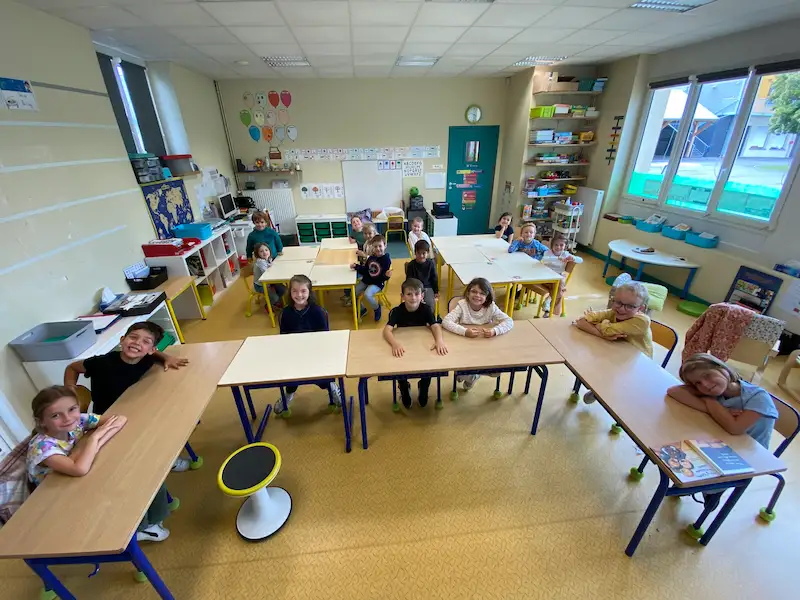 Classe de GS/CP, École St Germain à Savigné L'Évêque